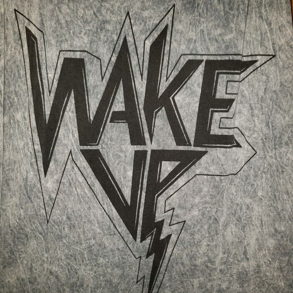 Womens Graphic Tee Tank Top Wake Up Small Rock Rose Classic - Picture 2 of 4